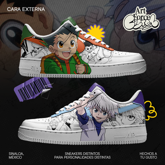 Air Force 1 x  Gon y Killua - Hunter x Hunter